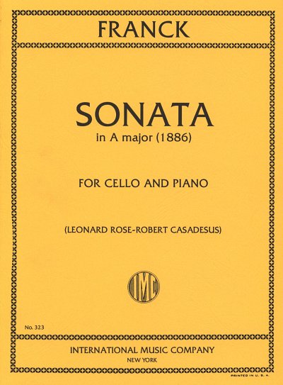 C. Franck: Sonata In A Major (Bu)