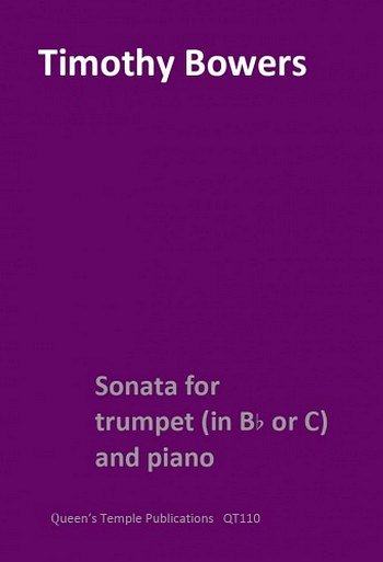 T. Bowers: Sonata For Trumpet And Piano, TrpKlav (KlavpaSt)
