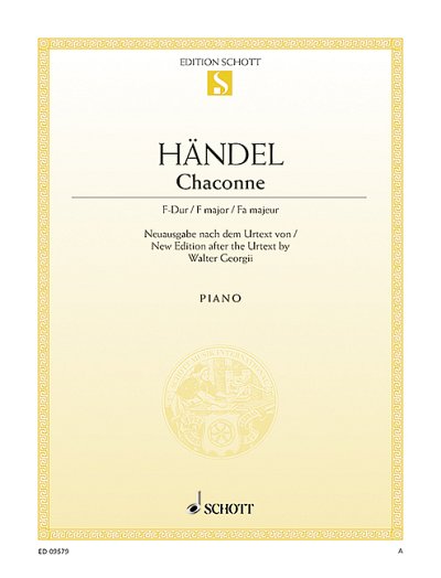 G.F. Handel: Chaconne F major