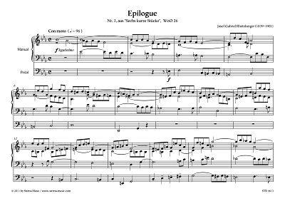 DL: J. Rheinberger: Epilogue Nr. 3, aus 