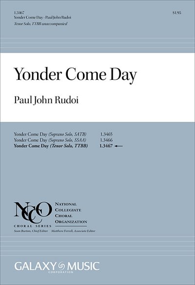 Yonder Come Day (Bu)