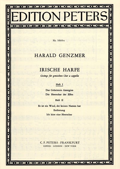 H. Genzmer: Irische Harfe 1