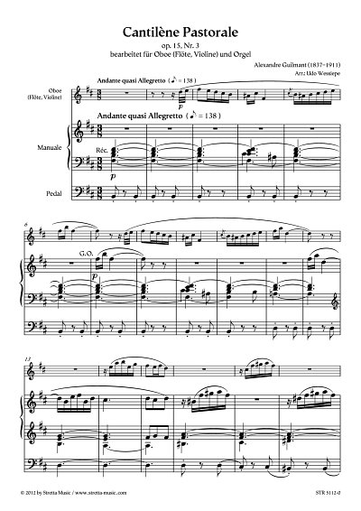 DL: F.A. Guilmant: Cantilene Pastorale op. 15, Nr. 3