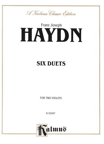 J. Haydn: Sechs Duette, 2 Violinen
