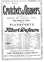 Albert Dufaure: Bluette (Dreyschock)