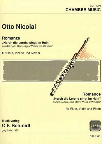O. Nicolai: Romanze - Horch die Lerche si, FlObKlav (Stsatz)