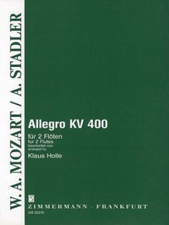 W.A. Mozart: Allegro B-Dur Kv 400