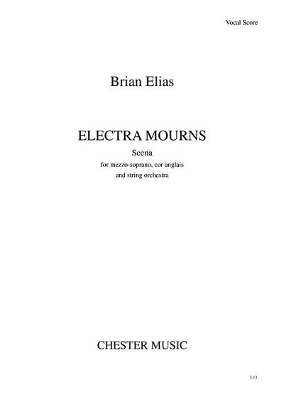 B. Elias: Electra Mourns 