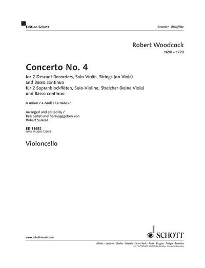 R. Woodcock: Concerto Nr. 4 a-Moll