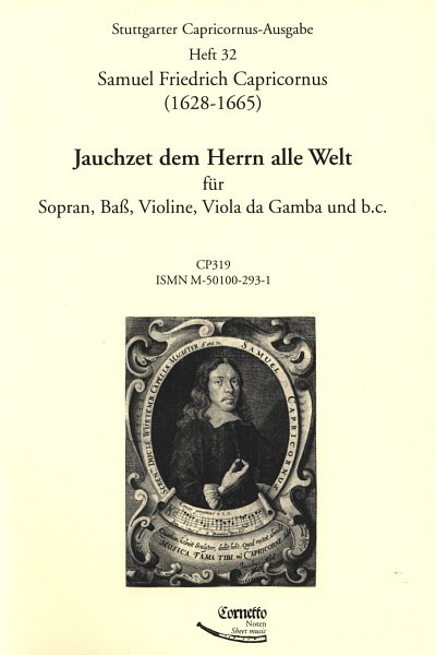 Capricornus, Samuel: Jauchzet dem Herren alle Welt - SB, Violine, Viola da Gamba, b.c.