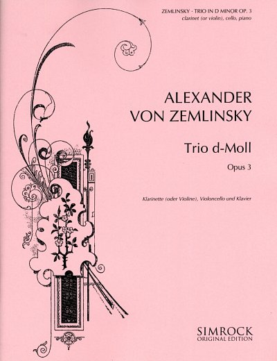 Z. Alexander: Trio d-Moll op. 3 