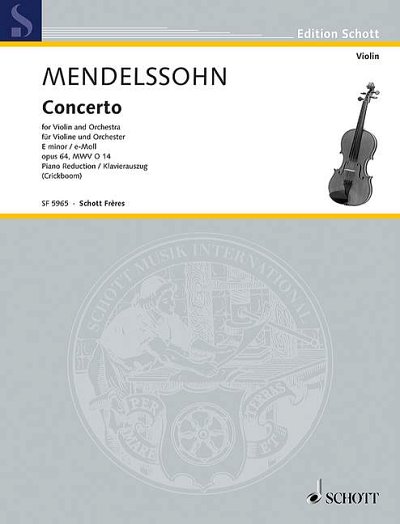 M.B. Felix: Concerto e-Moll op. 64 MWV O 14 , VlOrch (KASt)
