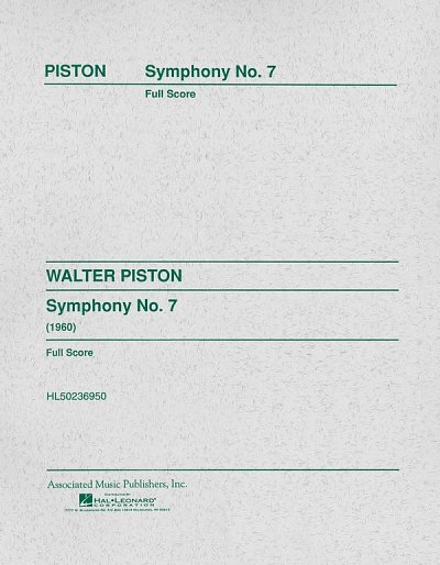 W. Piston: Symphony No. 7 (1960), Sinfo (Part.)