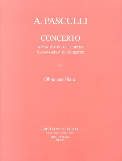 Pasculli, Antonio: Concerto sopra motivi dell'opera 