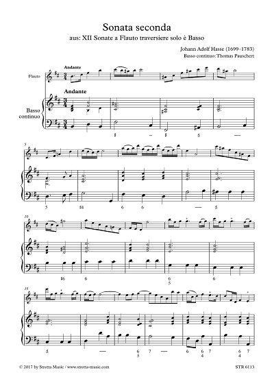 DL: J.A. Hasse: Sonata seconda, FlBc