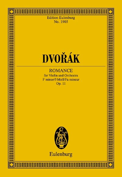 DL: A. Dvo_ák: Romance, VlOrch (Stp)