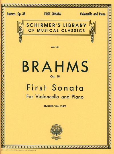 J. Brahms: Sonata No. 1 in E Minor, Op. 3, VcKlav (KlavpaSt)