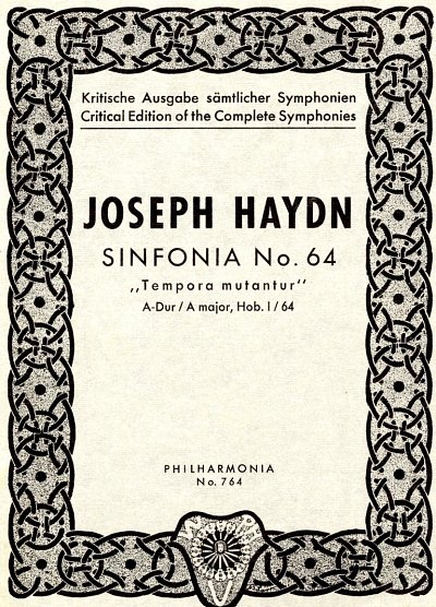 J. Haydn: Sinfonia Nr. 64 A-Dur Hob. I:64, Sinfo (Stp)