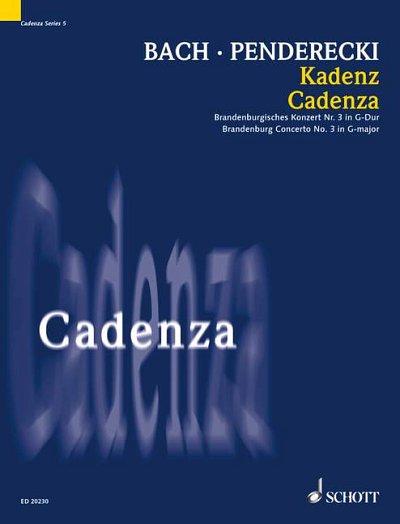 K. Penderecki: Cadence du 3e Concerto brandebourgeois en sol majeur