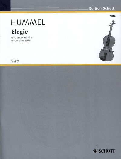 B. Hummel: Elegie nach op. 103b , VaKlv