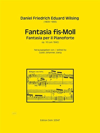 G.J. Joerg: Fantasia fis-Moll op. 10, Klav