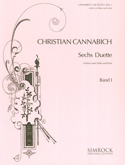 Cannabich, Johann Christian Innocenz Bonaventura: Sechs Duette Heft 1