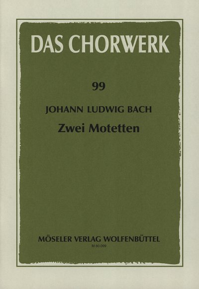 AQ: J.L. Bach: 2 Motetten (B-Ware)