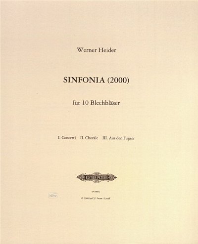 W. Heider: Sinfonia (2000)