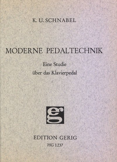 K.U. Schnabel: Moderne Pedaltechnik, Klav
