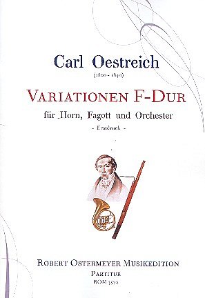 C. Oestreich: Variationen F-Dur, HrnFagOrch (Part.)
