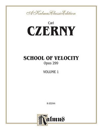 C. Czerny: School of Velocity, Op. 299, Volume I, Klav