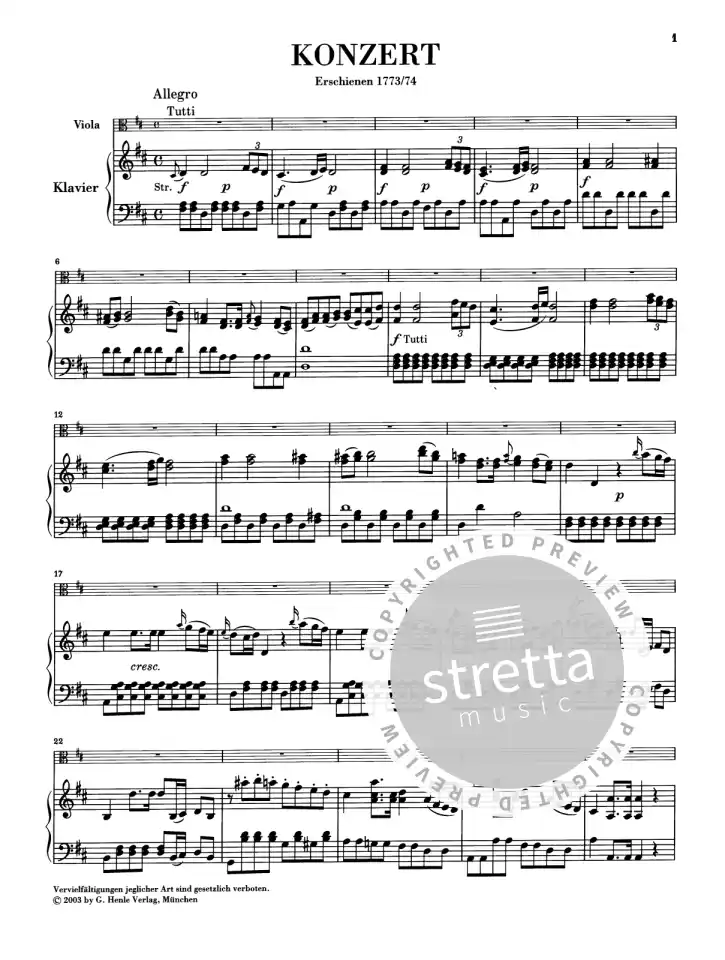S.C. Philipp: Violakonzert Nr. 1 D-Dur , VaOrch (KASt) (1)
