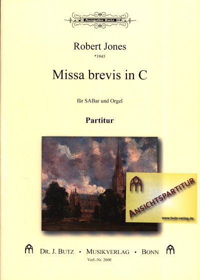 R.W. Jones: Missa brevis C-Dur (Part.)
