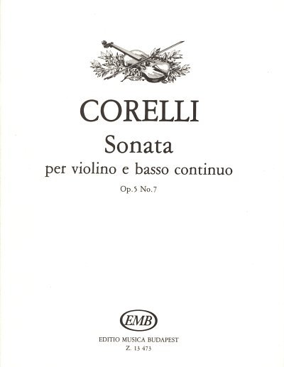 A. Corelli: Sonata per violino e basso continu, VlBc (Pa+St)