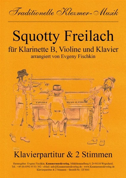 E. Fischkin: Squotty freilach, KlarVlKlav (Klavpa2Solo) (0)