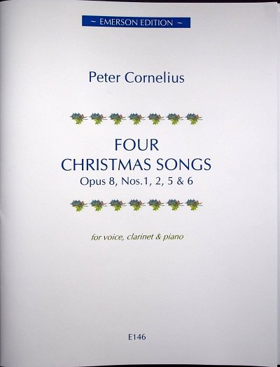 Four Christmas Songs op. 8, GesSKlarKlav (Pa+St)