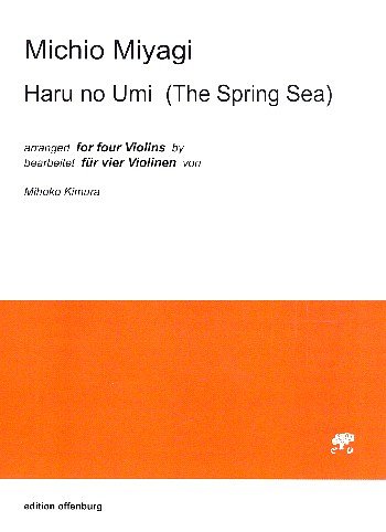 M. Kimura: Haru no umi (The Spring Sea) für vier Vi (Pa4Sti)