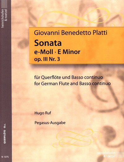 G.B. Platti: Sonata für Querflöte und Basso continuo e-moll op. 3 Nr. 3