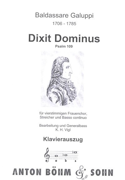 B. Galuppi: Dixit Dominus, FchStrBc (KA)