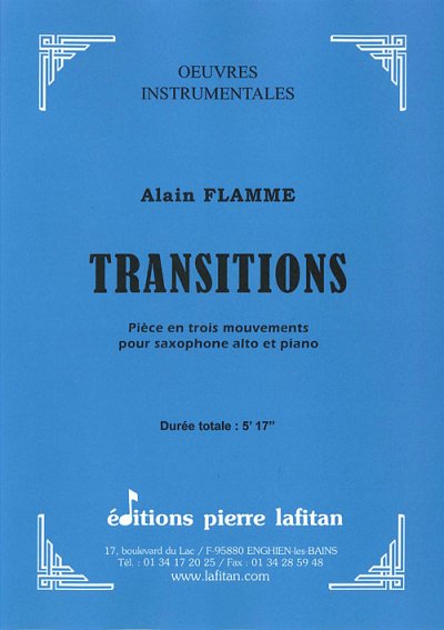 Transitions (Pièce En Trois Mouvements), ASaxKlav (KlavpaSt)