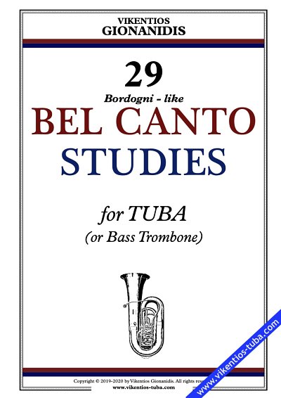 V. Gionanidis: 29 Bel Canto Studies, Tb/Bpos