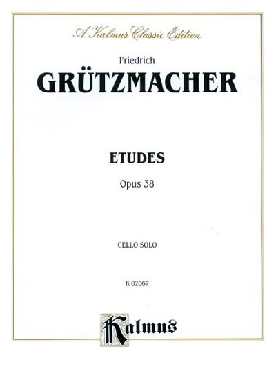 Gruetzmacher Friedrich: Etueden Op 38