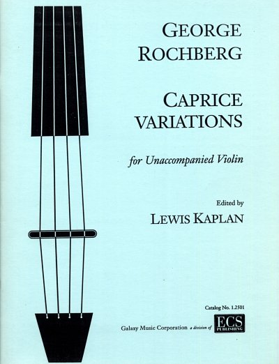 G. Rochberg: Caprice Variations, Viol