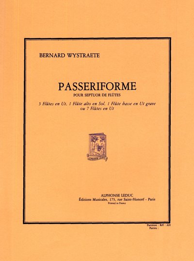 Bernard Wystraete: Passeriforme (Part.)