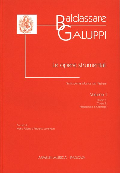 B. Galuppi: Opere Strumentali Serie Prima 1, Org/Cemb