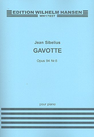 J. Sibelius: Gavotte Op. 94 No. 6, Klav