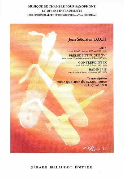 J.S. Bach: Aria (3E Suite Re M-Bwv1068), 4Sax