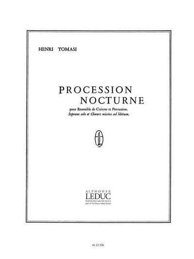 H. Tomasi: Procession Nocturne, Ges (Part.)