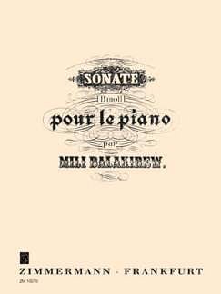 M. Balakirew: Sonate B-Moll