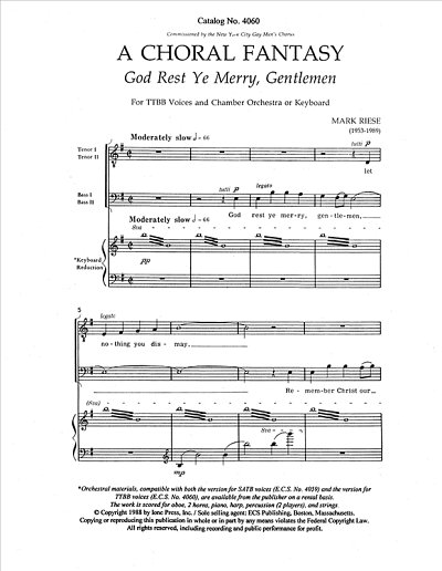 Christmas Trilogy: 3. God Rest Ye Merry, Gentlemen